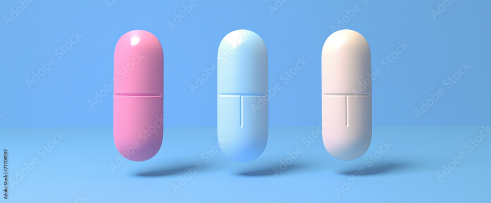 Pills minimal design background Pills minimal design background