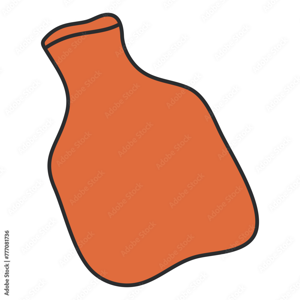 Conceptual flat design icon of rubber bottle
Conceptual flat design icon of rubber bottle
