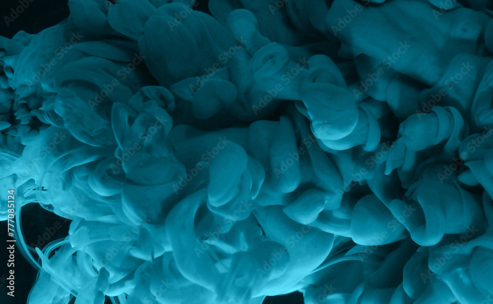 Lagoon Blue Abstract Creative Background Design