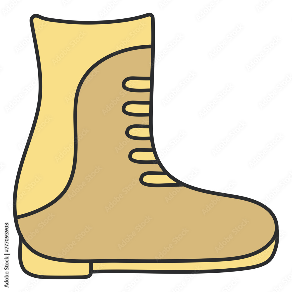 An icon design of ankle boot
An icon design of ankle boot