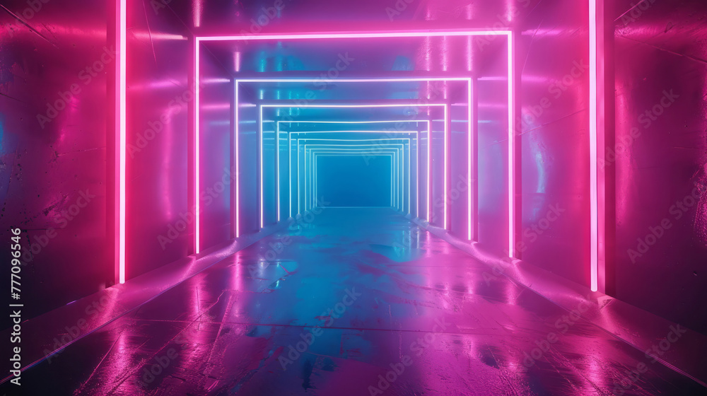 An HD neon abstract background neon lights room in white, reflecting a cyberpunk realism and outrun style. An HD neon abstract background neon lights room in white, reflecting a cyberpunk realism and outrun style.