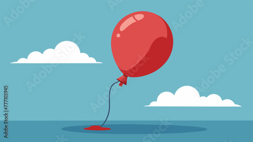 A picture of a balloon being inflated and deflated representing the highs and lows of attachment caused by consistent and inconsistent photo