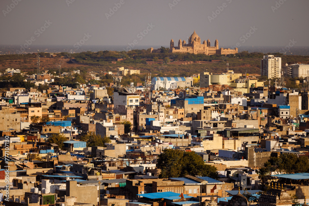 Jodhpur city from Rajasthan, India at sunset