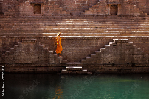 Toorji Ka Jhalra Bavdi, the historical step well building from Jodhpur, India