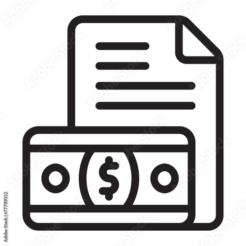 fraudulent line icon