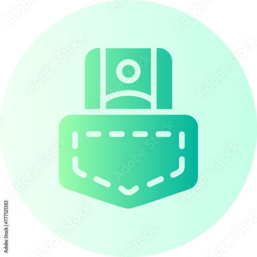 pocket gradient icon