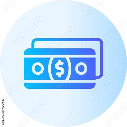 money gradient icon