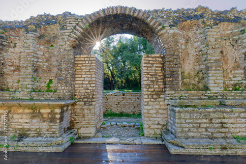 Butrint National Archaeological Park in Albania. Unesco world heritage site. photo