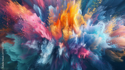Captivating ultra 4k, 8k colorful background resembling an abstract art piece, with bold splashes of color,