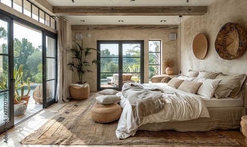 Beautiful villa bedroom in ...