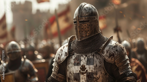 knights on the battlefield