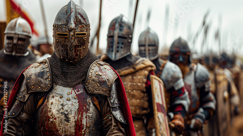 knights on the battlefield