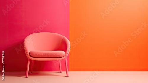 stripes pink and orange background