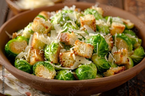 Creamy Baked Brussels Sprouts with Parmesan Crust