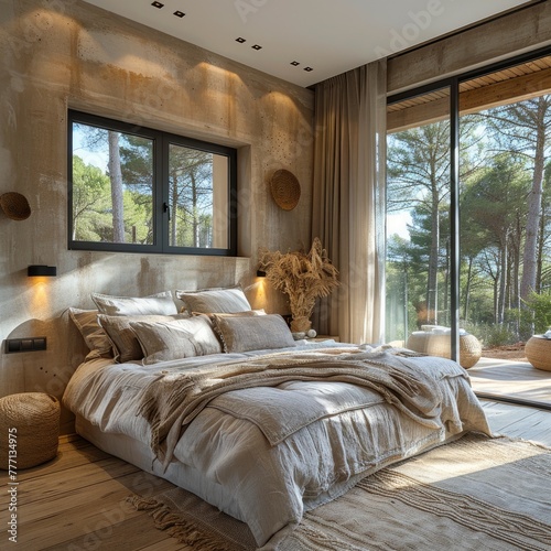 Beautiful villa bedroom in ...