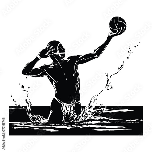 Water Polo Silhouette