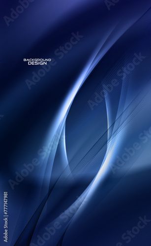 Luxury wave style abstract background design.