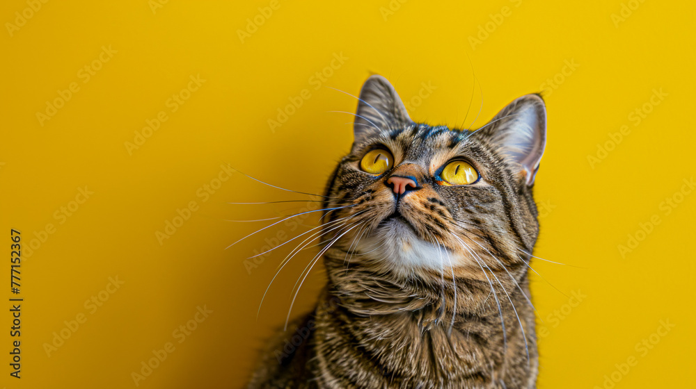 Domestic serenity, a cats tranquil moment captured in a close-up portrait Domestic serenity, a cats tranquil moment captured in a close-up portrait
