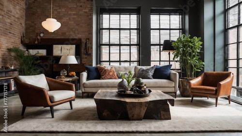 Modern American Space with Industrial Chic