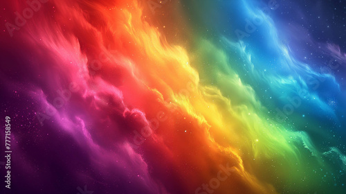Rainbow smoke pattern background image.