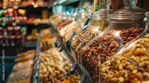 dry fruits in a market