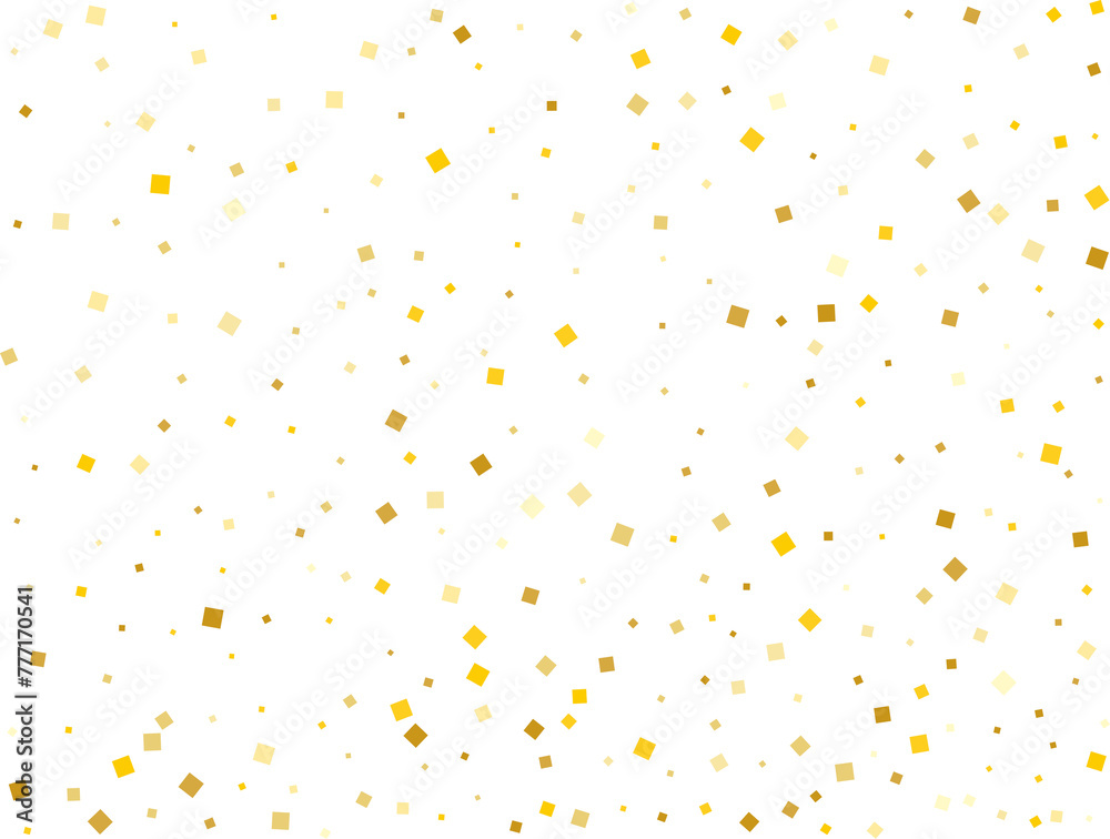 Gold Paper Squares Confetti Gold Paper Squares Confetti