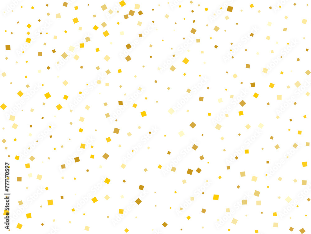 Gold Paper Squares Confetti Gold Paper Squares Confetti