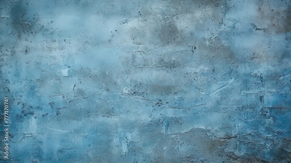 depth blue concrete background