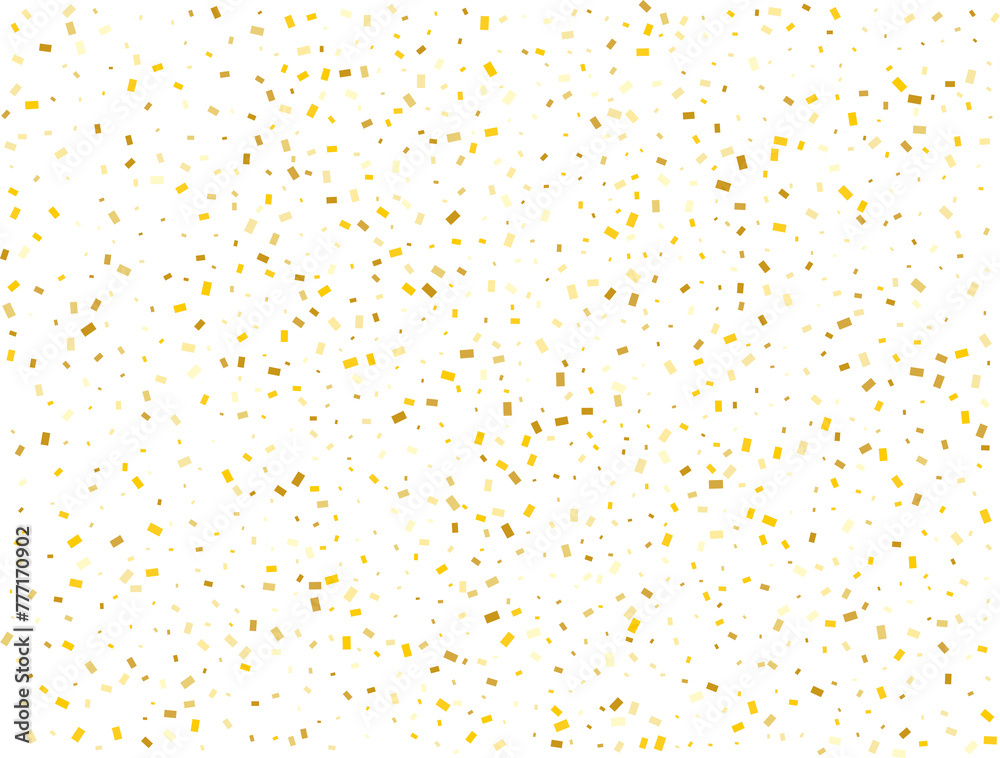 Gender Neutral Golden Rectangular Confetti Gender Neutral Golden Rectangular Confetti