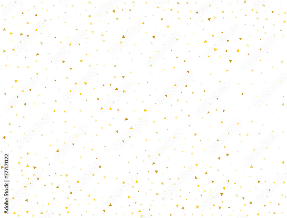 Yellow Triangle Confetti