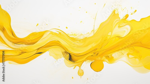 vibrant yellow swirl
