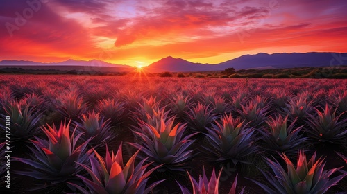 breathtaking aloe field photo