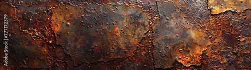 Rustic Texture An Artistic Exploration of Rust and Metal Generative AI