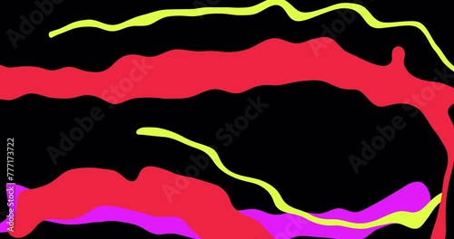 Colorful transition. Motion wave colors. Liquid Background	
