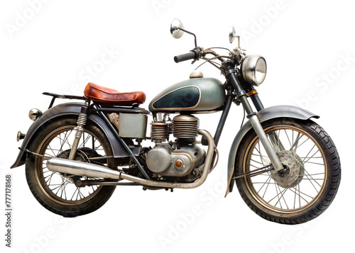 motorcycle isolated on transparent background