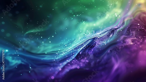 Purple blue green abstract background