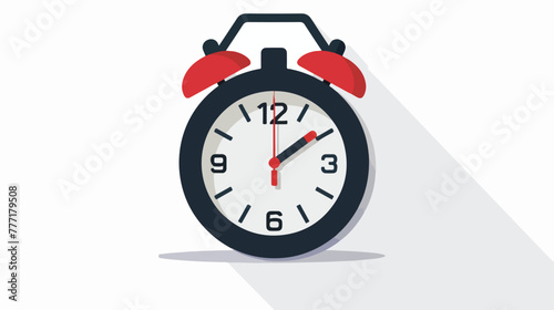 15 minutes timer. Stopwatch symbol in flat style. isolated