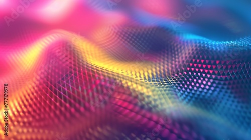Smooth mesh blurred background Multi Color Gradient pattern