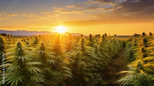 stretching cannabis sun