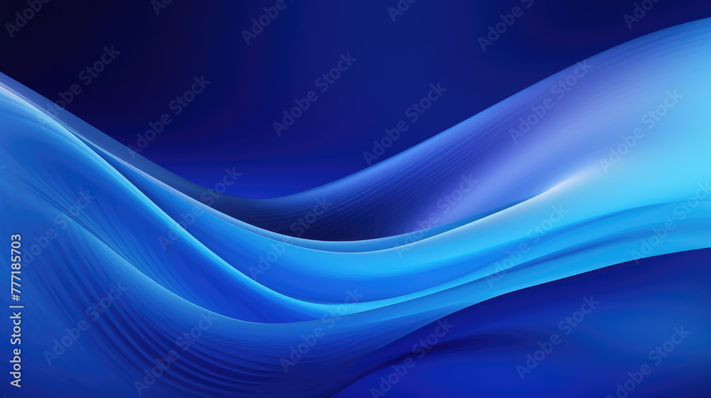 Flowing dot particles wave line pattern blue and purple gradient light ...
