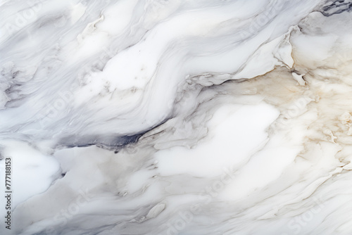 A white and gray marble surface background. 
