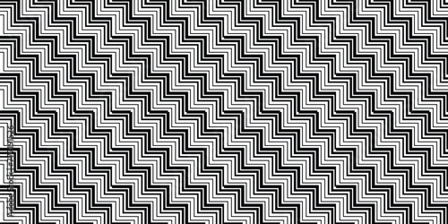 Zigzag line , seamless pattern. Vector illustration.