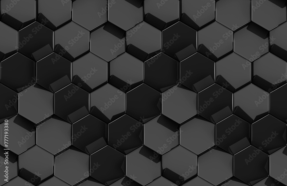 3D Hexagon Mosaic Pattern for Modern Design 3D Hexagon Mosaic Pattern for Modern Design