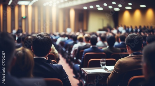 Conference, seminar or town hall meeting floor