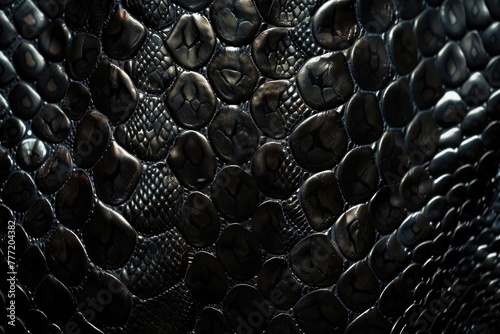 Dark snake skin texture for background pattern.