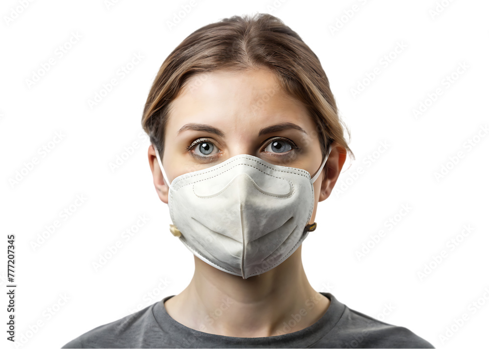 Isolate gas mask up close isolated on transparent background Isolate gas mask up close isolated on transparent background