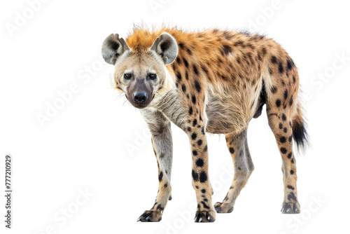Wild Beast Hyena isolated on transparent background