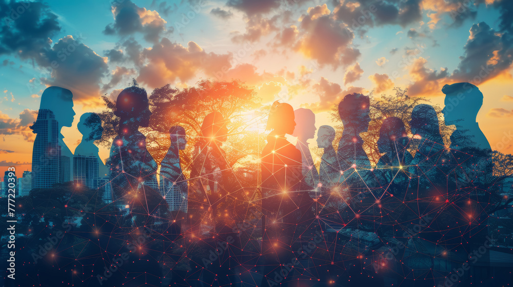© robertchouraqui - Network_of_business_contacts_and_connections © robertchouraqui - Network_of_business_contacts_and_connections