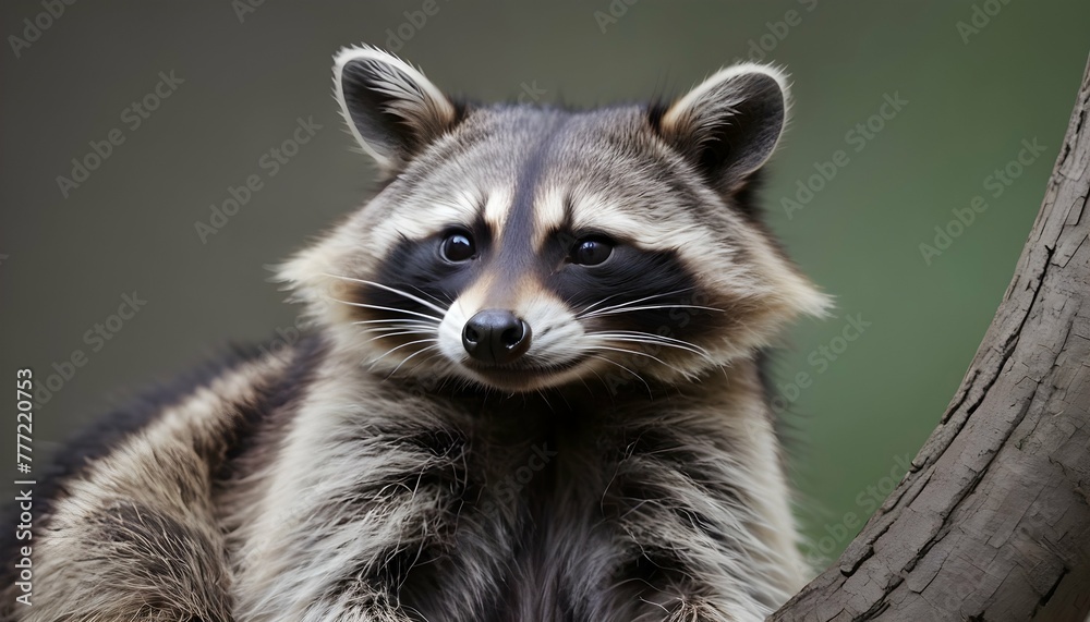 A-Raccoon-With-Its-Eyes-Half-Closed-Enjoying-A-Mo- 3