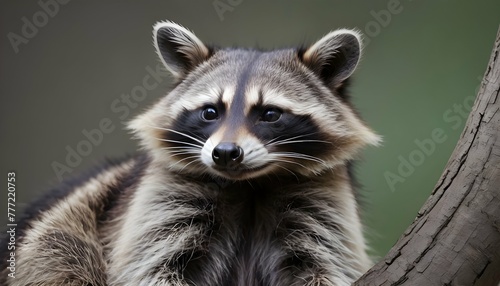 A-Raccoon-With-Its-Eyes-Half-Closed-Enjoying-A-Mo- 3